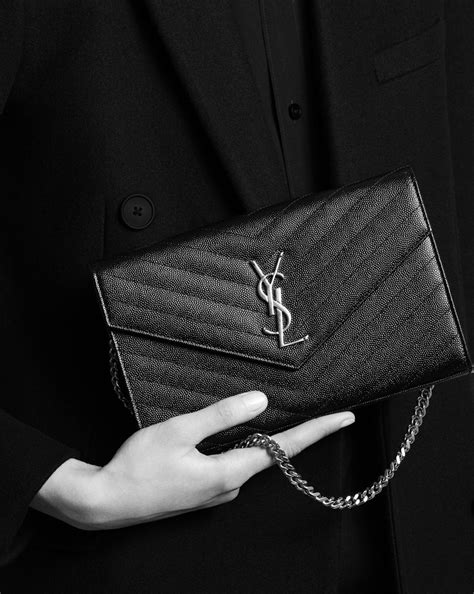 ysl woc quality|YSL monogram chain wallet.